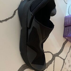 Nike Black Slip-On Athletic Shoes